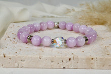 Load image into Gallery viewer, Stella Beaded Bracelet | Austrian Crystal & Kunzite | Stackable Jewelry