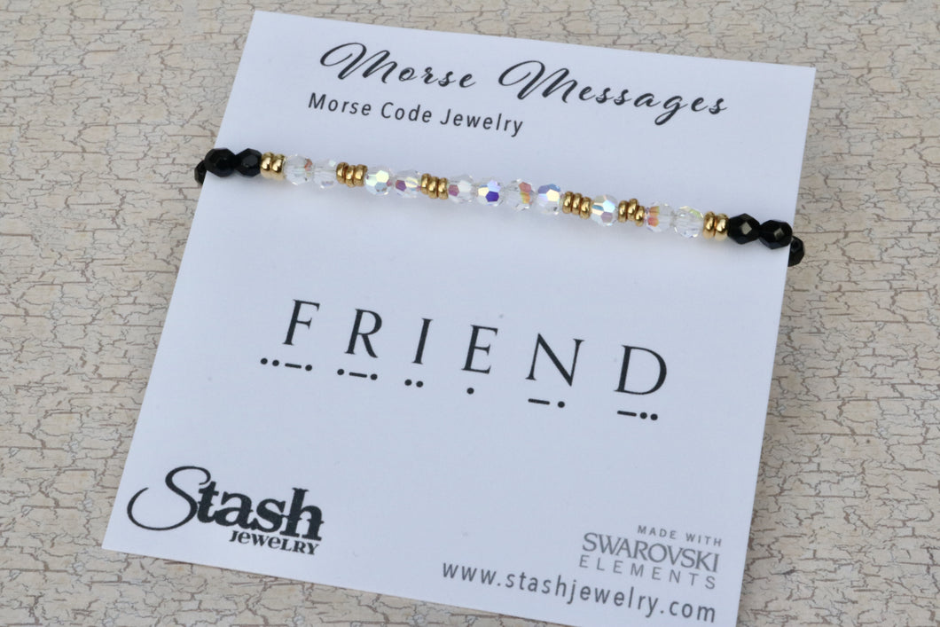 Morse Messages Bracelet - Friend