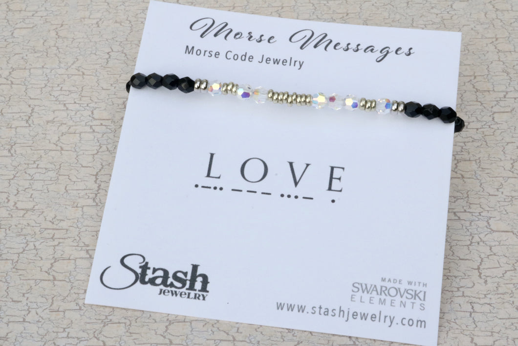 Morse Messages Bracelet - Love
