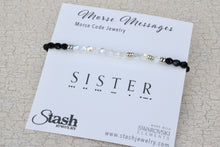 Load image into Gallery viewer, Morse Messages Bracelet - Sister