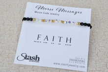Load image into Gallery viewer, Morse Messages Bracelet - Faith