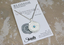 Load image into Gallery viewer, Blossom - Crystal Wax Seal Necklace