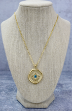 Load image into Gallery viewer, Blossom - Crystal Wax Seal Necklace
