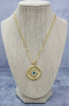 Load image into Gallery viewer, Blossom - Crystal Wax Seal Necklace
