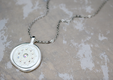Load image into Gallery viewer, Believe - Crystal Wax Seal Necklace