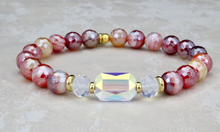 Load image into Gallery viewer, Adrian Bracelet - Mystic Red Agate