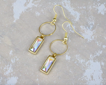 Load image into Gallery viewer, Lundin Ring Drop Earrings - Crystal AB
