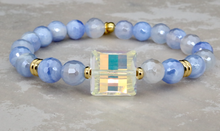 Load image into Gallery viewer, Sophie Bracelet - Mystic Blue Agate
