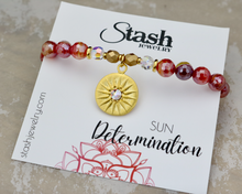 Load image into Gallery viewer, Sun Bracelet - Determination - Mystic Red Agate