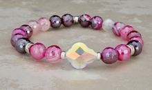 Load image into Gallery viewer, Evelyn Bracelet - Mystic Raspberry Agate