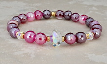 Load image into Gallery viewer, Erin Bracelet - Mystic Raspberry Agate