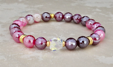 Load image into Gallery viewer, Stella Bracelet - Mystic Raspberry Agate