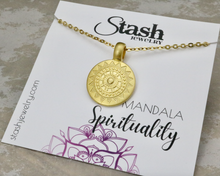 Load image into Gallery viewer, Mandala Necklace - Spirituality
