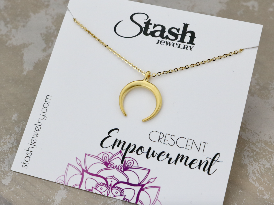 Crescent Necklace - Empowerment