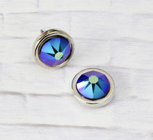Load image into Gallery viewer, Crystal Studs - Cosmic Black
