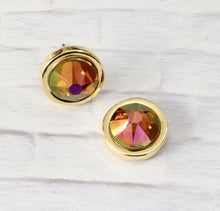 Load image into Gallery viewer, Crystal Studs - Mahogany
