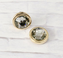 Load image into Gallery viewer, Crystal Studs - Black Diamond
