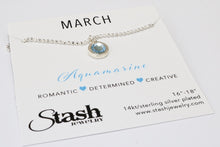 Load image into Gallery viewer, March Birthstone Necklace - Aquamarine

