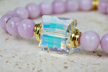 Load image into Gallery viewer, Sophie Bracelet | Austrian Crystal &amp; Kunzite | Stackable Jewelry
