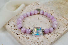 Load image into Gallery viewer, Sophie Bracelet | Austrian Crystal &amp; Kunzite | Stackable Jewelry
