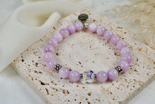 Load image into Gallery viewer, Stella Beaded Bracelet | Austrian Crystal &amp; Kunzite | Stackable Jewelry
