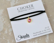 Load image into Gallery viewer, Petite Suede Choker - Pink
