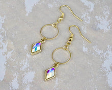 Load image into Gallery viewer, Berlynne Ring Drop Earrings - Crystal AB
