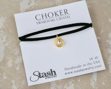 Load image into Gallery viewer, Petite Suede Choker - Silk
