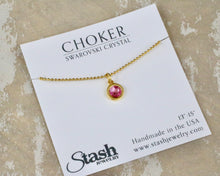 Load image into Gallery viewer, Petite Chain Choker - Pink
