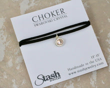 Load image into Gallery viewer, Petite Suede Choker - Silk
