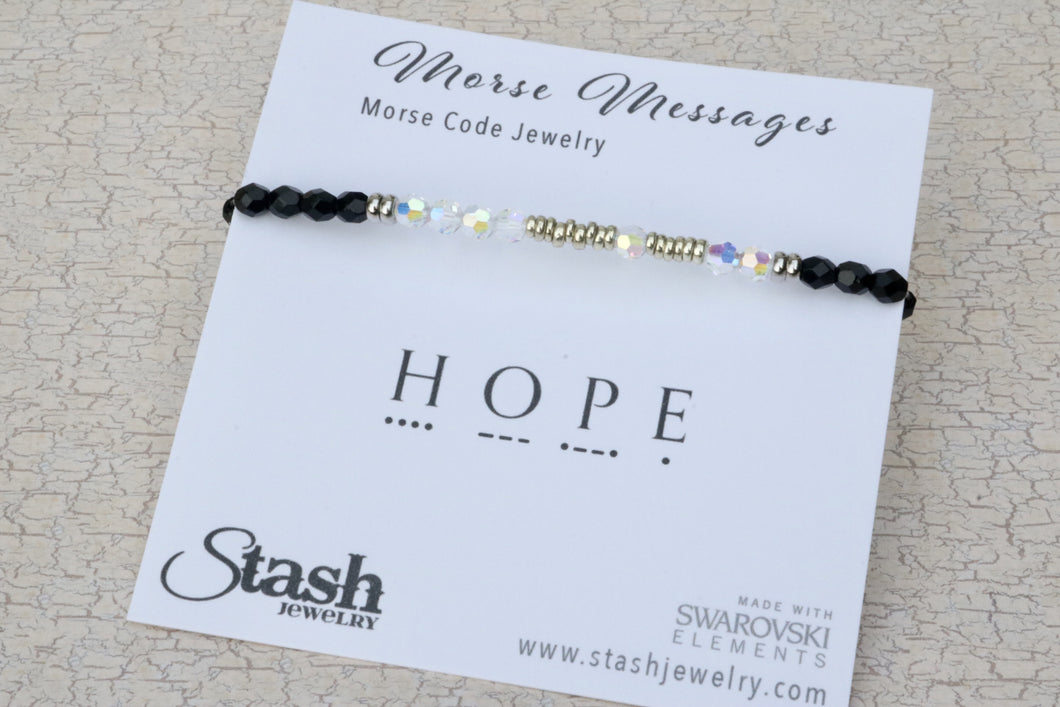 Morse Messages Bracelet - Hope