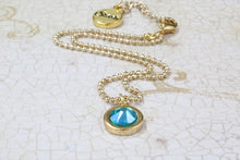 Load image into Gallery viewer, Swarovski Crystal Anklet - Blue Zircon
