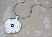 Load image into Gallery viewer, Strength - Crystal Wax Seal Necklace
