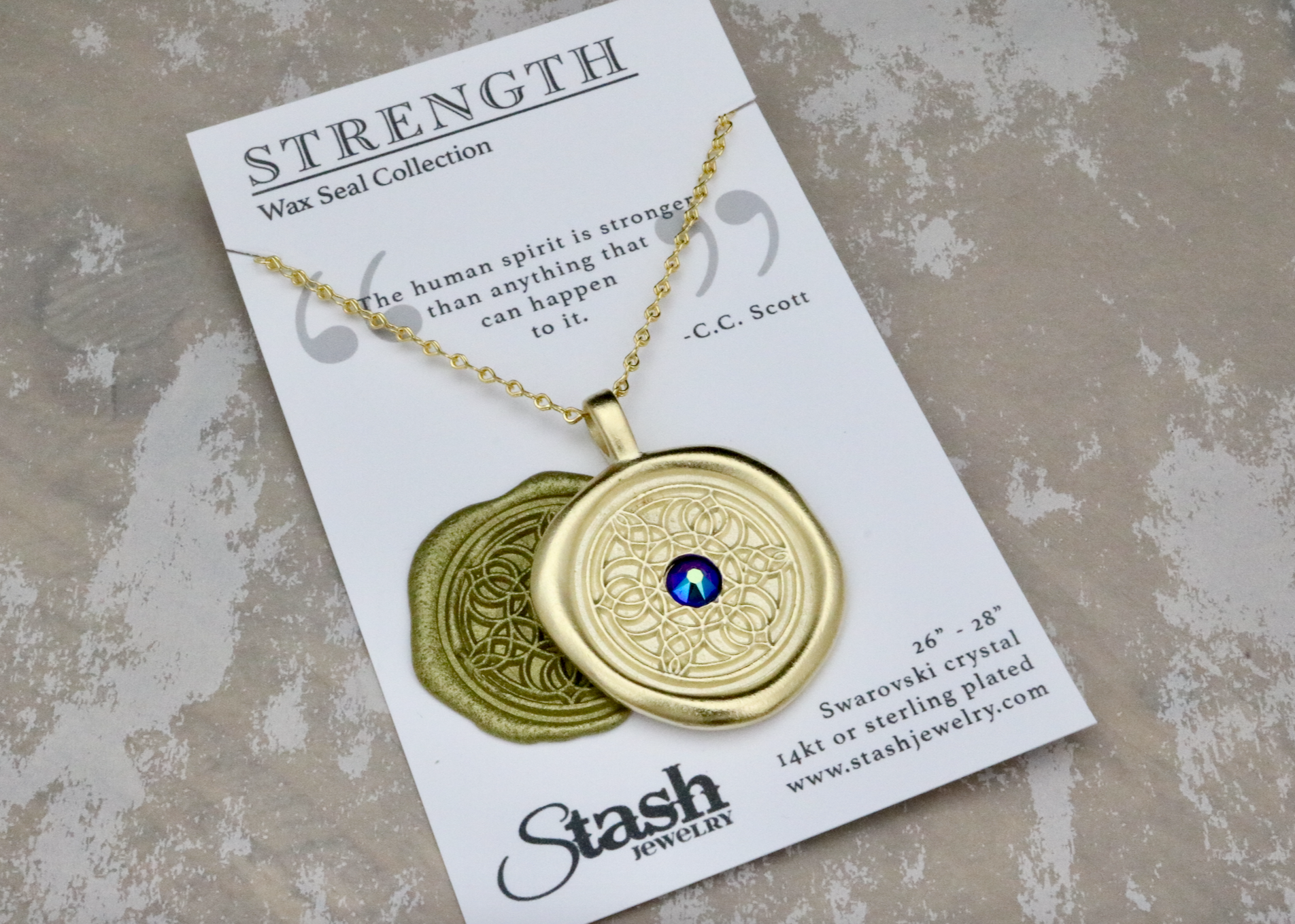 Swarovski seal necklace deals