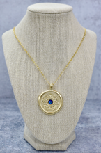 Load image into Gallery viewer, Strength - Crystal Wax Seal Necklace
