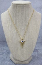 Load image into Gallery viewer, Crystal Pyramid Necklace
