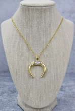 Load image into Gallery viewer, Crescent Horn Necklace
