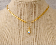 Load image into Gallery viewer, Berlynne Ring Drop Choker - Crystal AB
