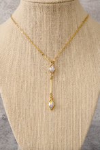 Load image into Gallery viewer, Crystal Berlynne Y Necklace - Crystal AB
