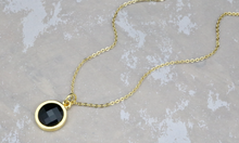 Load image into Gallery viewer, Chessboard Flat Necklace - Jet
