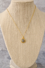 Load image into Gallery viewer, Crystal Pave Pendant Necklace - Black Diamond
