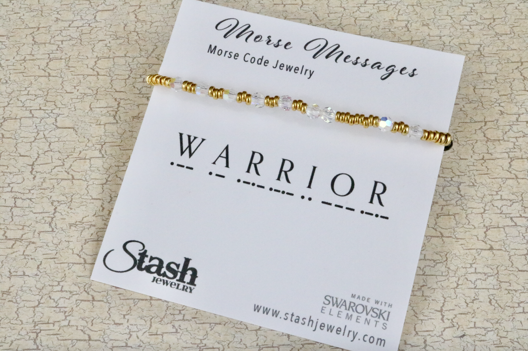 Morse Messages Bracelet - Warrior