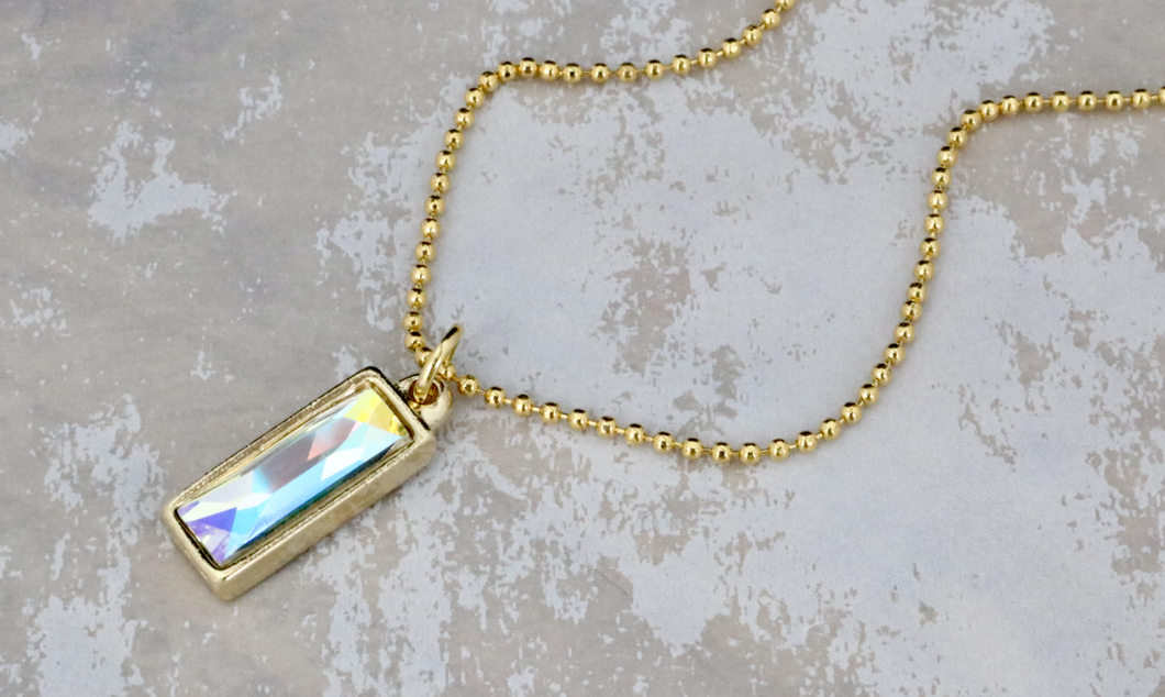Lundin Necklace - Crystal AB