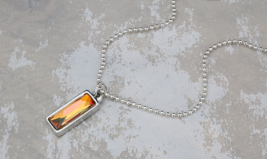 Lundin Necklace - Tangerine