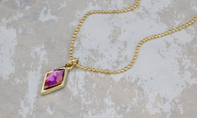 Load image into Gallery viewer, Crystal Berlynne Necklace - Fuchsia Lemon
