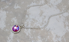 Load image into Gallery viewer, Crystal Necklace - Fuchsia Shimmer
