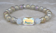 Load image into Gallery viewer, Adrian Bracelet - Gold Mystic Gray Agate
