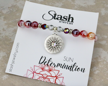 Load image into Gallery viewer, Sun Bracelet - Determination - Mystic Red Agate
