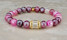 Load image into Gallery viewer, Adley Bracelet - Mystic Raspberry Agate
