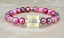 Load image into Gallery viewer, Sophie Bracelet - Mystic Raspberry Agate
